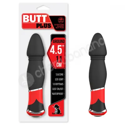 Butt Plus Black Tapered Anal Vibrator