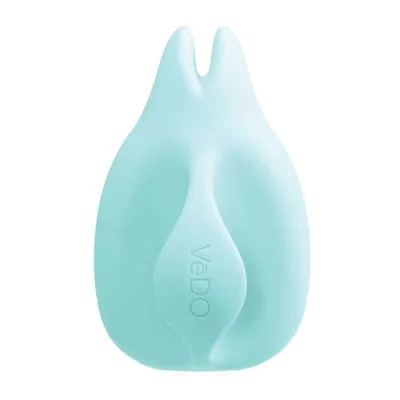 Huni Rechargeable Finger Vibe Tease Me Turquoise