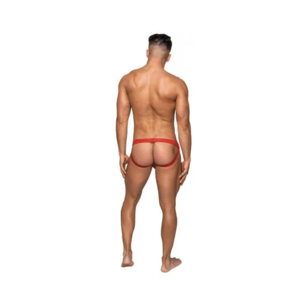 Male Power Hoser Hose Jock Red Sm