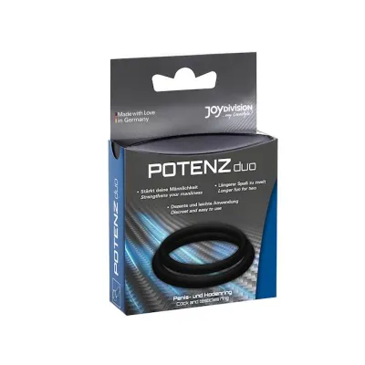 Potenzduo Cock Ring Black Medium