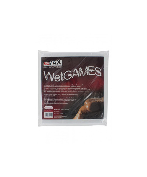 SexMAX WetGAMES Vinyl Sheet 180 x 220 cm - White
