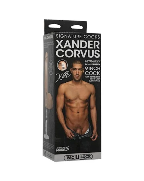 Xander Corvus 9 Inch Ultraskyn Cock With Removable Vac-u-lock Suction Cup - Flesh - 9 Inch