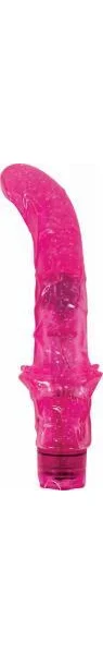 Glitter Gelle G Spot Jelly Vibe 9 Inch Waterproof Pink