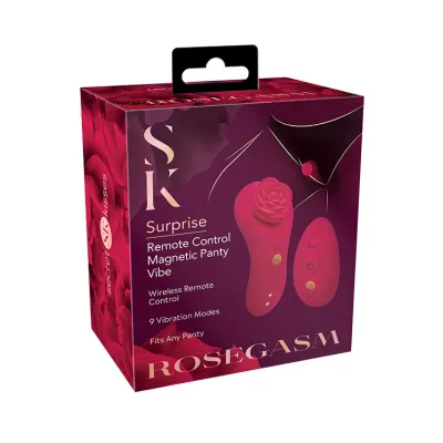 Secret Kisses Rosegasm Surprise 3 1 Remote Controlled Magnetic Panty Vibrator