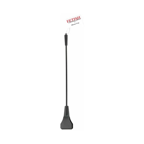 Fetish Fantasy Silicone Crop Black 28 inches