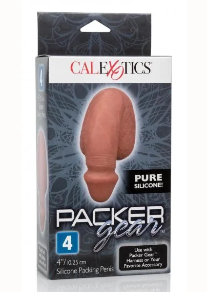 Packer Gear 4 inches Silicone Packing Penis Brown