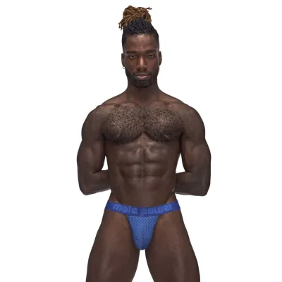 Sexagon Strappy Ring Jock Large x Large Royal