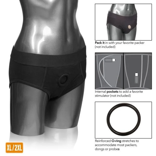 Packer Gear Black Brief Harness XL/2XL — image 12 of 14