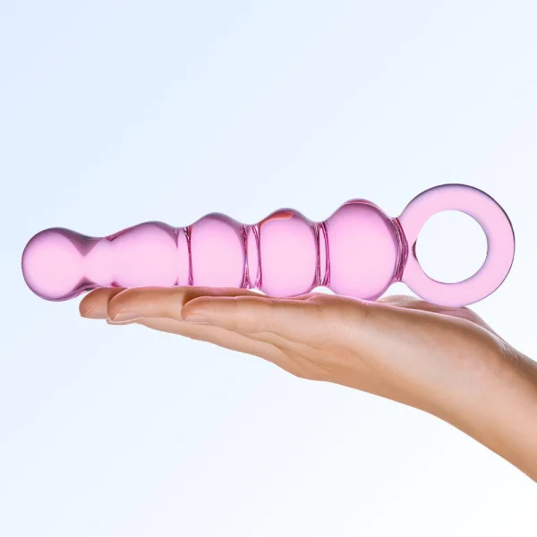 Glas Quintessence Beaded Anal Slider