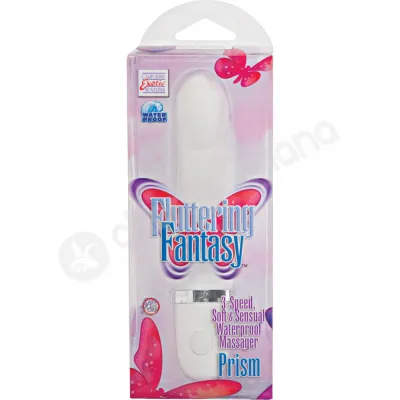 Fluttering Fantasy White Prism Vibrator