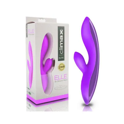 Climax Elite Elle 9x Silicone Wand Purple