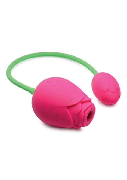 Bloomgasm Rose Duet Vibrating and Sucking Clit Stimulator