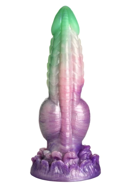 Aqua Phoenix 8.5" Silicone Suction Cup Dildo By Creature Cocks