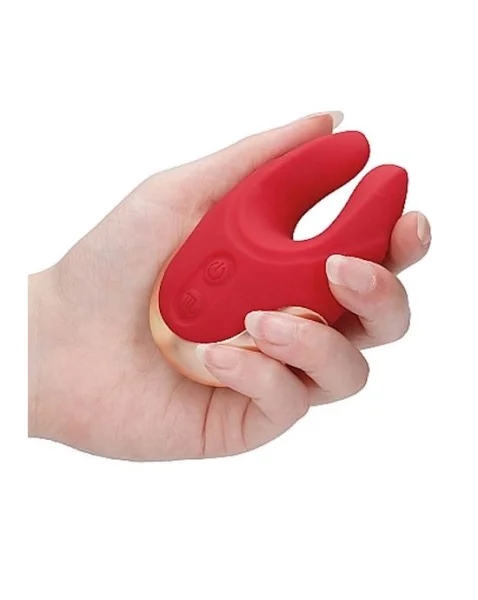 Dual Motor Clitoral Stimulator - Lavish   - Red