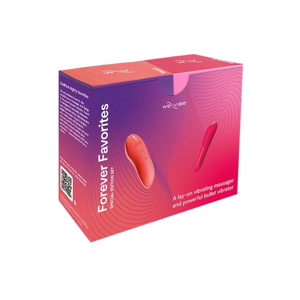 Forever Favorites Set By We-Vibe With Touch X & Tango X Powerful Vibrators - Blue & Green