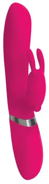 Power Bunnies Hoppy 50X Pink Rabbit Vibrator — image 5 of 6