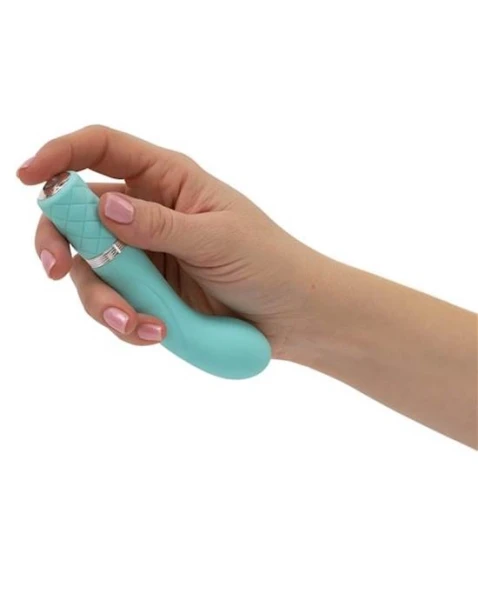 Pillow Talk Racy Mini Massager - Teal - 5 Inch