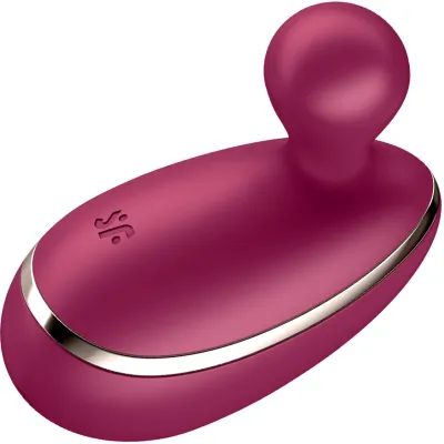 Satisfyer Spot On 1 Silicone Rechargeable Waterproof Clitoral Stimulator Bordeaux