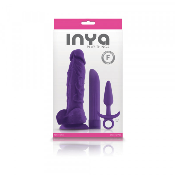Inya Play Things Set Plug Dildo & Vibrator