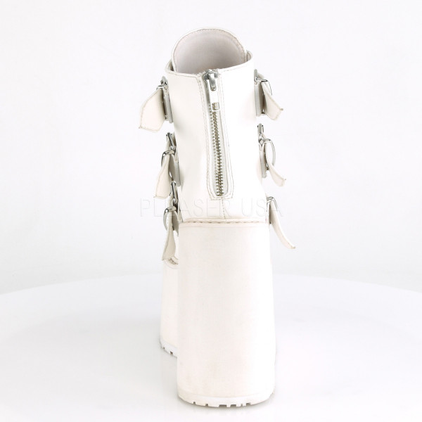 5 1/2 inches PF Ankle Boot w/ 3 Buckle Straps, Back Zip — image 4 of 8