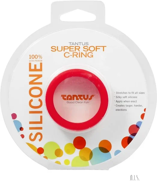 Tantus Super Soft C-ring - Red — image 6 of 8