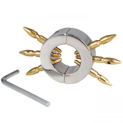 Torment Stainless Steel Spiked Ball Stretcher