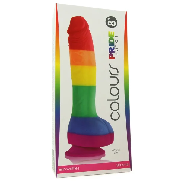 Colours Pride Edition - 8 Inch Dong - Rainbow