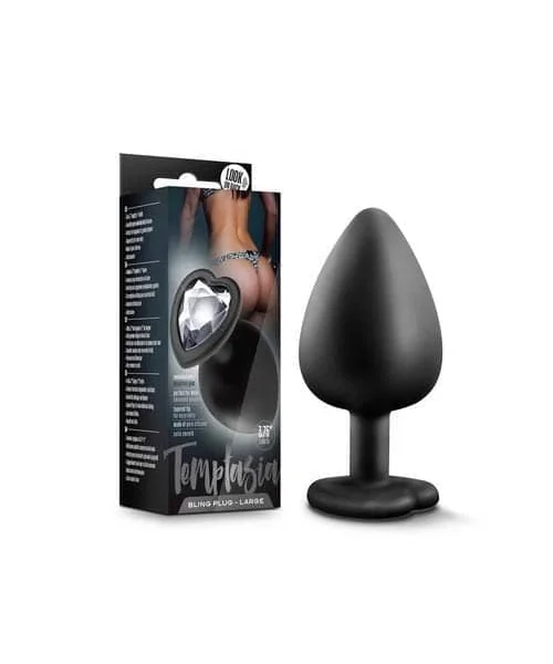 Temptasia Bling Plug Large Black