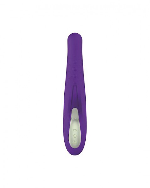OVO J3 Rotating Beaded Rabbit Vibrator (Purple)