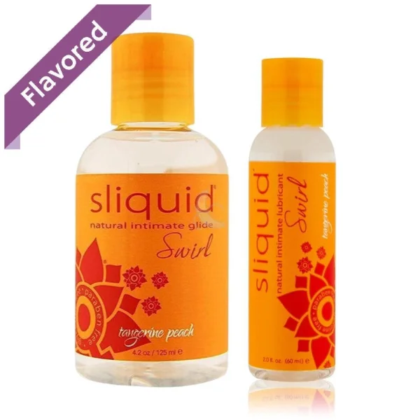 Sliquid Swirl Tangerine Peach - Flavored Lube | 2oz — image 4 of 7