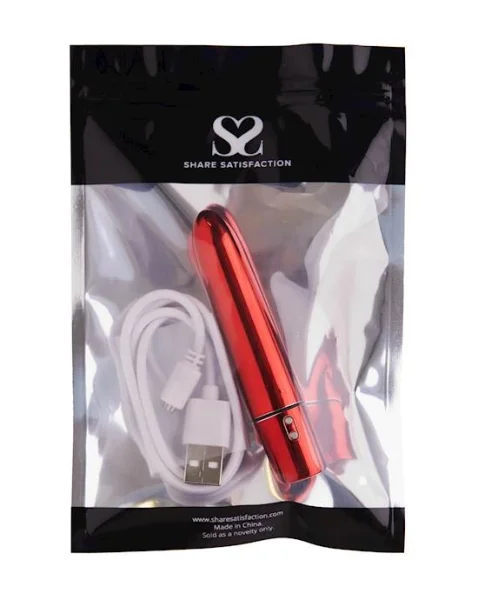 Share Satisfaction Bullet Vibrator Magnetic Charger - 3.5 Inch