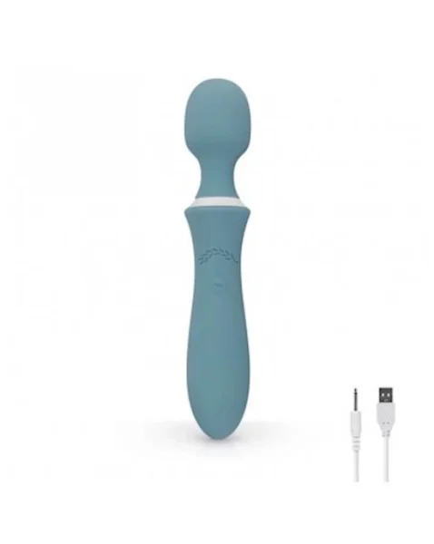 The Orchid Wand Vibrator - Aqua