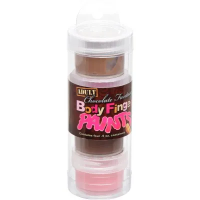 Chocolate Fantasy Body Finger Paint 4 5 oz Pack