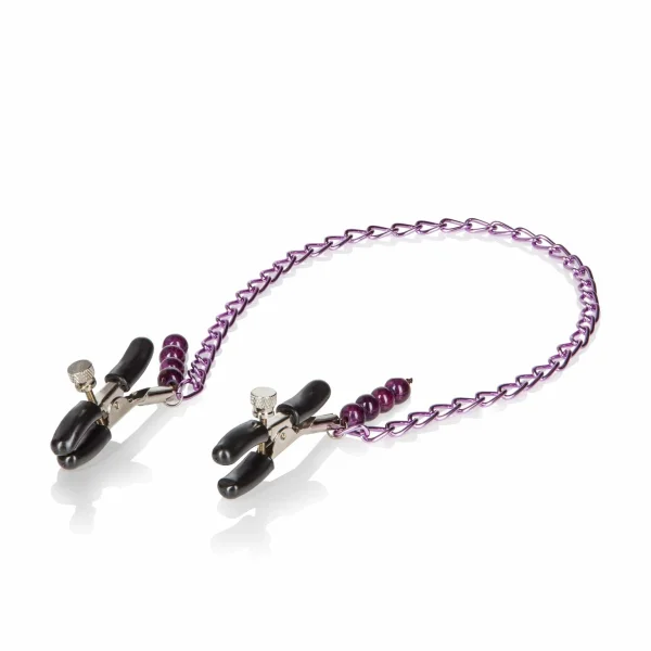 Purple Chain Nipple Clamps