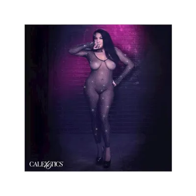 Radiance Plus Size Crotchless Full Body Suit