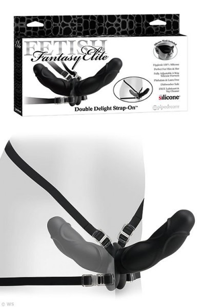 Pipedream Elite 10" Double Delight Strap-On