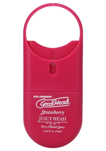 GoodHead Juicy Head Dry Mouth Spray To-Go .30 oz By Doc Johnson - Strawberry
