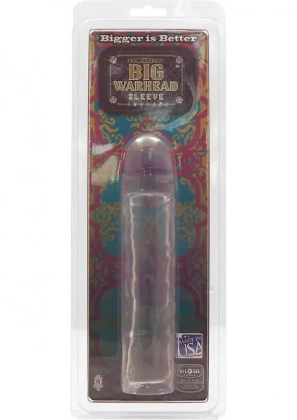 Big Warhead Sleeve 8 Inch Clear — image 2 of 2