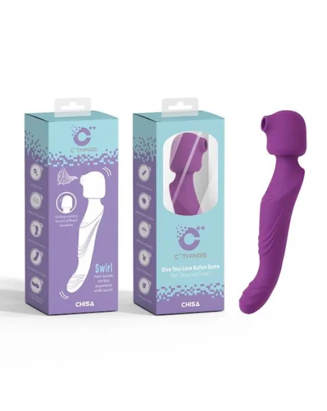 Swirl Dual Vibrator - 10.3 Inch