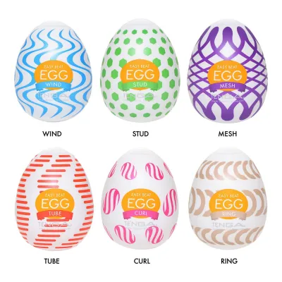 Tenga Easy Ona Cap Egg Wonder Package 6 Pack Strokers