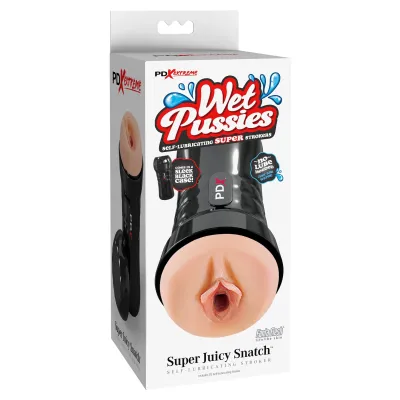 Wet Pussies Super Juicy Snatch Self Lubricating Stroker Light