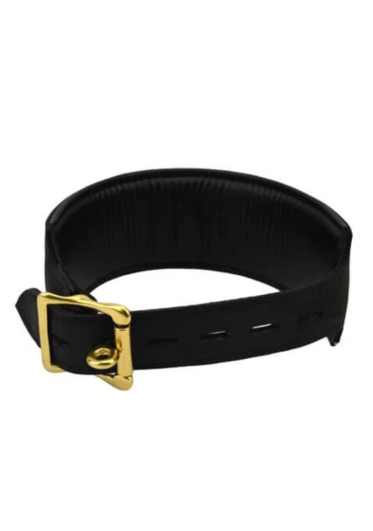 Bound Noir Nubuck Leather Collar with O Ring — image 16 of 18
