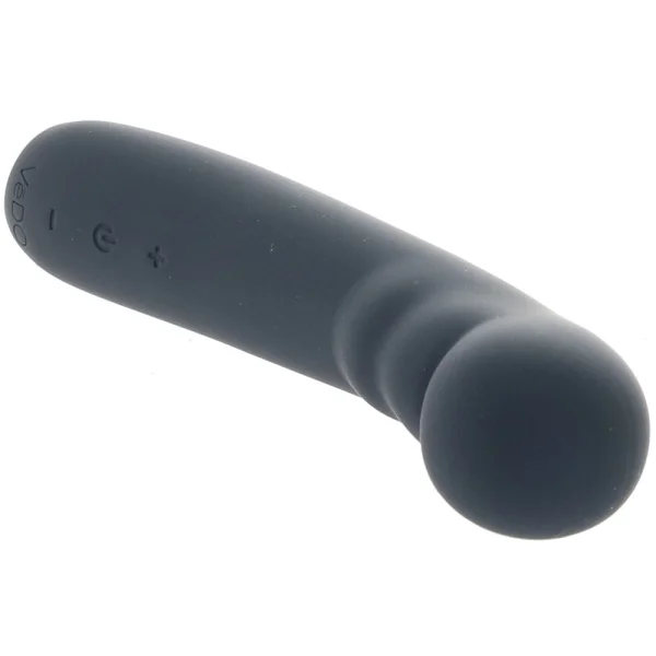 Midori Rechargeable Waterproof Silicone G-Spot Vibrator by VeDO - Just Black