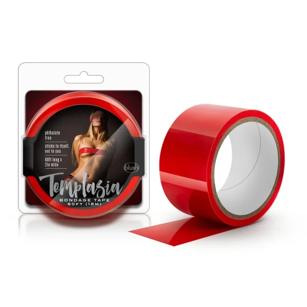 Blush Temptasia Red Bondage Tape 60 Feet
