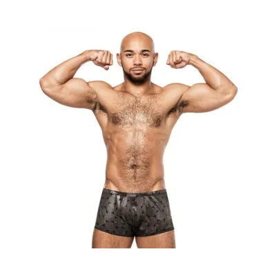 Men s Clothing Male Power Round About Mini Short Silver Xl