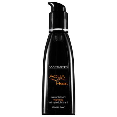 Aqua Heat Warming Water Based Lubricant 120 ml 4 oz Bottle