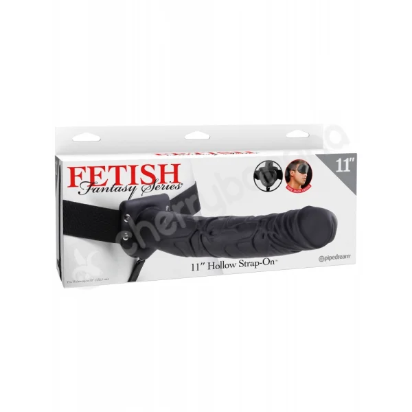 Fetish Fantasy Series Black 11'' Hollow Strap-on