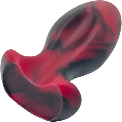 Topped Toys CHUTE 85 DP Silicone Butt Plug Forge Red
