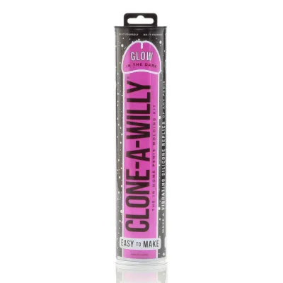 Clone a Willy Glow in the Dark Kit Pink