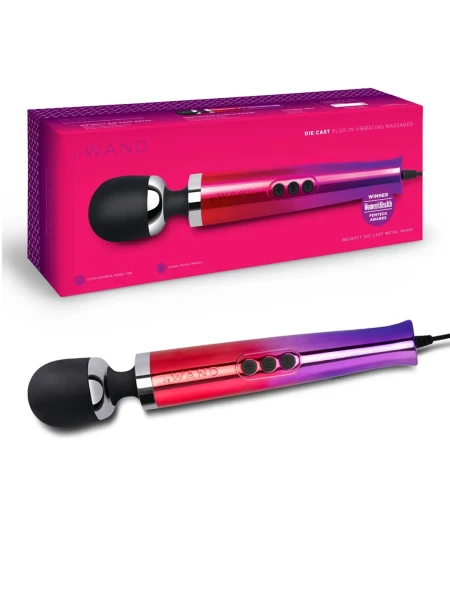 Le Wand Die Cast Plug-In Vibrating Body Massager - Ombre